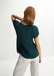 Blusa con pizzo, bonprix