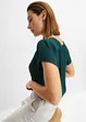 Blusa con pizzo, bonprix