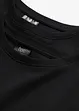 Abito t-shirt oversize in puro cotone (pacco da 2), bonprix