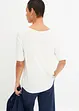Maglia con scollo rotondo in viscosa morbida, bonprix