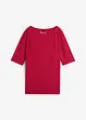 Maglia a mezze maniche con scollo a barca con cotone biologico, bonprix