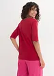 Maglia a mezze maniche con scollo a barca con cotone biologico, bonprix