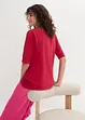 Maglia a mezze maniche con scollo a barca con cotone biologico, bonprix