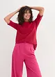 Maglia a mezze maniche con scollo a barca con cotone biologico, bonprix