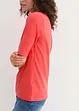 Maglia a mezze maniche con scollo a barca con cotone biologico, bonprix
