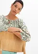 Blusa fantasia in viscosa fluente, bonprix