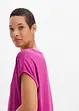 Maglia con inserto in satin, bonprix