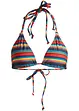 Reggiseno bikini a triangolo in poliammide riciclata, RAINBOW