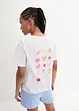 T-shirt in cotone biologico con stampa, bpc bonprix collection