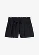 Shorts in misto lino a vita alta, BODYFLIRT