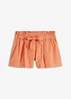 Shorts in misto lino a vita alta, BODYFLIRT