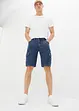 Bermuda cargo in jeans di cotone biologico, loose fit, RAINBOW