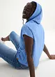 Maglia serafino con cappuccio, bonprix