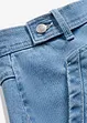 Gonna di jeans elasticizzata a vita alta, bonprix