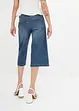 Jeans capri wide leg, a vita media, John Baner JEANSWEAR