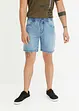 Bermuda di jeans con elastico in vita, regular fit, John Baner JEANSWEAR
