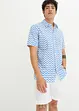 Camicia a maniche corte in fantasia grafica, bpc bonprix collection