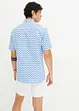 Camicia a maniche corte in fantasia grafica, bpc bonprix collection