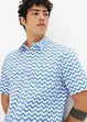 Camicia a maniche corte in fantasia grafica, bpc bonprix collection