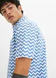 Camicia a maniche corte in fantasia grafica, bpc bonprix collection