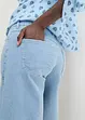 Bermuda in jeans wide leg, a vita media, John Baner JEANSWEAR