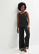 Pigiama con inserto in pizzo, bonprix