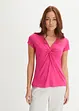 Maglia con nodo in misto viscosa, bonprix