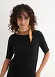 Maglia a mezze maniche con scollo a barca con cotone biologico, bonprix