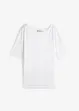 Maglia a mezze maniche con scollo a barca con cotone biologico, bonprix