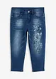 Jeans capri con farfalle, bonprix