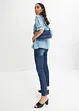 Jeggings skinny con cinta comoda, vita media, bonprix