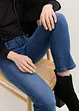 Jeans elasticizzati cropped con spacchetti, bonprix