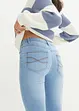 Jeans skinny elasticizzati, vita media, bonprix