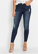 Jeans skinny cropped, vita media, bonprix