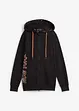 Felpa con zip e cappuccio, bonprix