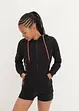 Felpa con zip e cappuccio, bonprix