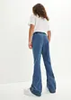 Jeggings flared, vita media, bonprix
