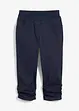 Pantaloni capri di misto cotone con cinta comoda, bonprix