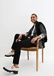 Jeans slim fit con cinta comoda, a vita media, bonprix
