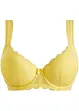 Reggiseno con coppe preformate, ferretto e poliammide riciclata, bonprix