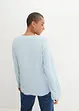 Blusa a maniche lunghe con scollo a V, bonprix