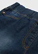 Jeans in cotone slim fit, a vita media, bonprix