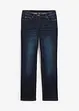 Jeans straight in cotone, a vita media, bonprix