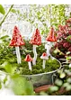 Funghi decorativi da giardino (set 5 pezzi), bonprix