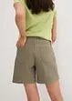 Shorts in twill con cintura da annodare, bpc bonprix collection