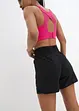 Shorts sportivi con cinta smock, ad asciugatura rapida, bonprix