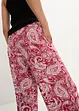 Pantaloni a palazzo in fantasia paisley, bonprix