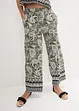 Pantaloni a palazzo in misto viscosa morbido, bonprix