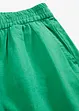 Bermuda in misto lino con elastico in vita, bonprix