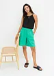 Bermuda in misto lino con elastico in vita, bonprix